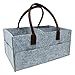 Baby Diaper Caddy | Nursery Storage Bin | Portable Car Travel Organizer