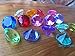 SunRise 240 + Pieces Multi-Colored Diamond Shape Acrylic Collectible Accessories for Event Party Decoration,Wedding, Arts & Crafts
