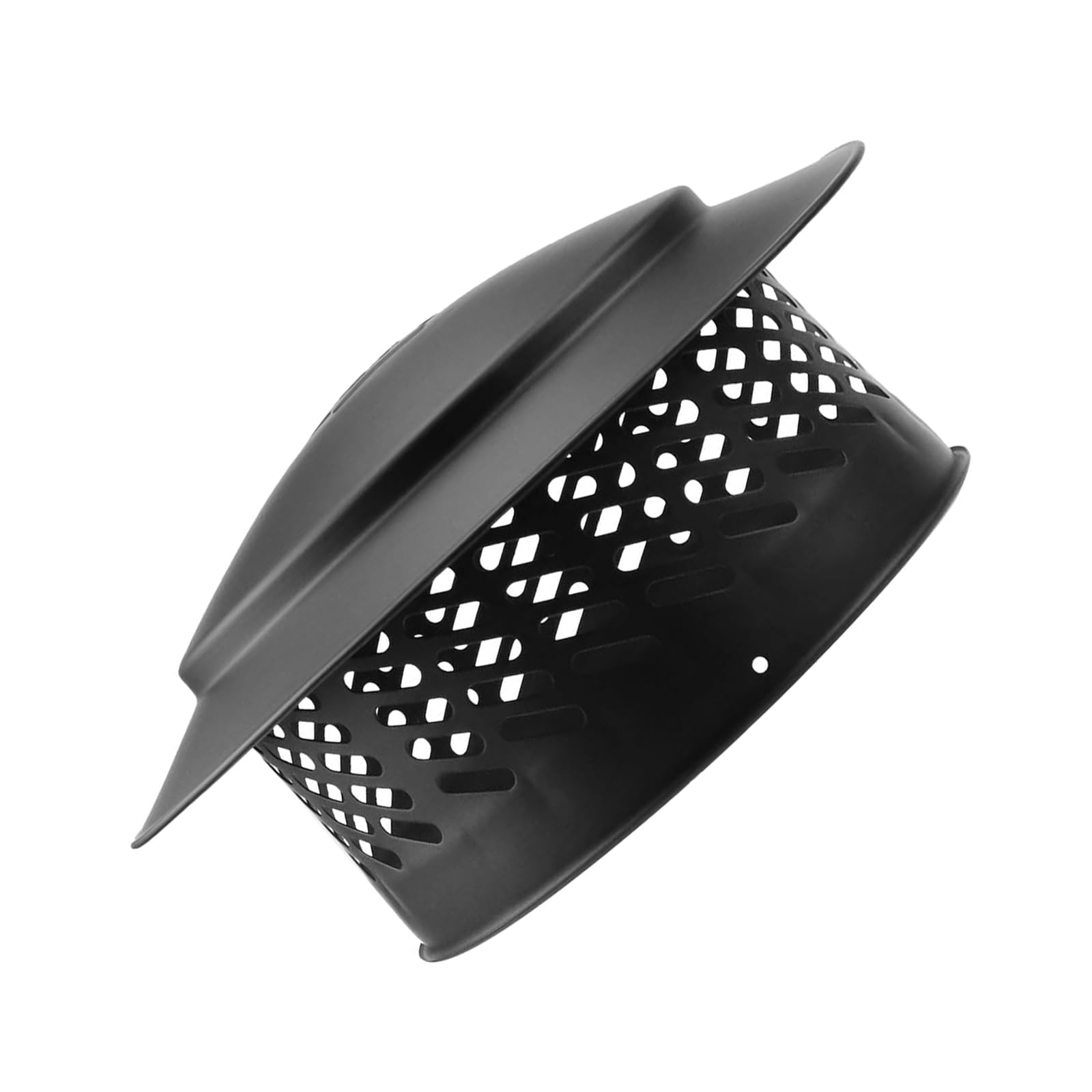 Photo 1 of Ankuce Cone Top Chimney Cap, RoundChimney Cover Cap Outside Roof Fireplace Screen Cover Exterior Stove Pipe Topper (Black, 8in)