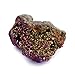 BEADNOVA Ruby Rainbow Aura Quartz Geode Broken Agate Druzy Sparkles Precious Metals Mineral Home Decoration Gemstone