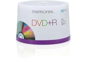 Memorex DVD+R 16x 4.7GB 50 Pack Spindle
