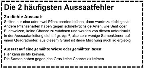 500gr. Blumengarten Bienenweide, Blühmischung, Blumenmischung, Blumenwiese, für bis zu 500m² von Blühking® – Bild 6