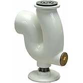 PROFLO PF003 3" Cast Iron Trap Standard for Service Sink - Polished Chrome