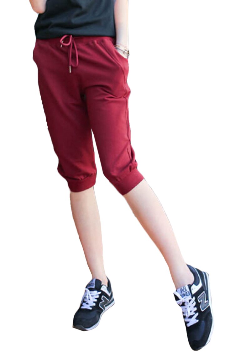 Pink Queen Women's Casual Drawstring 