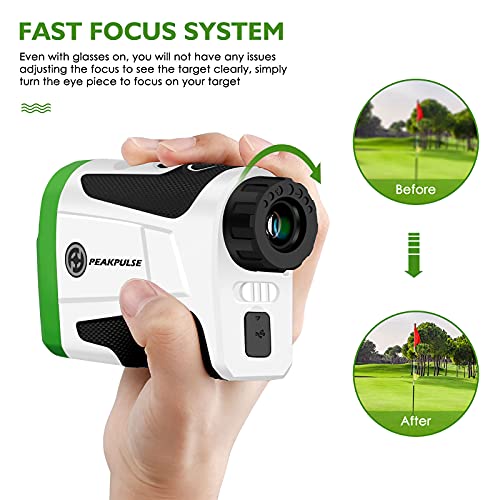 PEAKPULSE LG1000AG Golf Rangefinder, Built in USB Charging