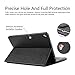 BORIYUAN iPad Pro 9.7 Keyboard case Smart Case Stand Folio Leather Cover with Detachable Wireless Bluetooth Keyboard and Screen Protector +Stylus for Apple iPad Pro 9.7 inch (Black)