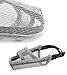 Crazy Felix Nylon Dog Muzzle for Small Medium Large Dogs Dachshund Beagle Poodle Labrador, Air Mesh Breathable and Drinkable Pet Mouth Guard for Anti-Biting Chewing Scavenging(M, Grey)