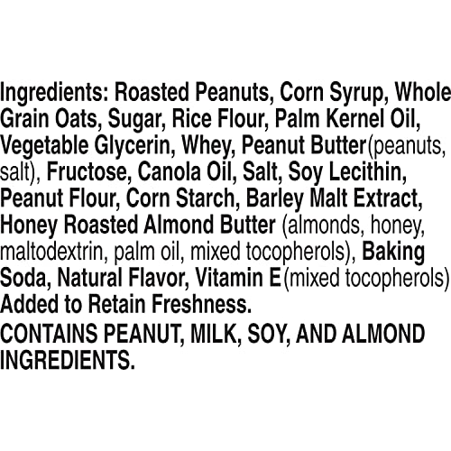 NATURE VALLEY GRANOLA BARS, SWEET AND SALTY NUT, PEANUT, 18 BARS, 21.6 OZ
