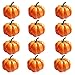 ShellKingdom Artificial Mini Pumpkin for Decoration, Fall Pumpkin for Home/Wedding Thanksgiving/Halloween/Party Decoration 12 PCS (Orange)