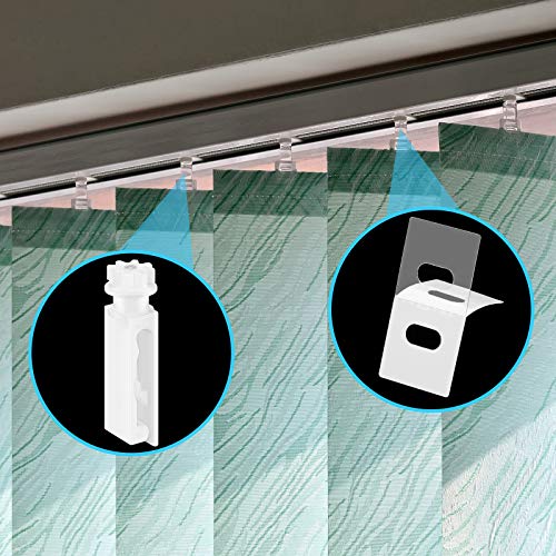 Vertical Blind Repair Tabs and Vertical Blind Stem Replacement Window Blind for Broken and