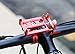 MaxMiles Motorcycle and Bicycle Cell Phone Holder Aluminum Universal Adjustable Phone Mount Smartphone Holder Bike Handlebar Cell Phone Holder for iPhone X 5 6 7 8 Plus Samsung LG (Standart Silver)