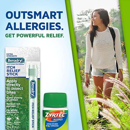 Zyrtec 24 Hour Allergy Relief Tablets with Cetirizine HCl Antihistamine