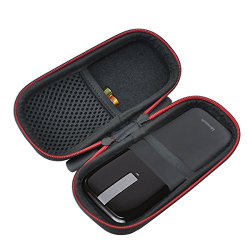 HESPLUS Case Compatible with Microsoft Arc Touch Mouse Shockproof Protective Travel Case Storage Pouch Bag - Black