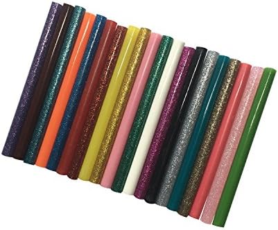 60 pcs 20 Colors Hot Melt Glue Sticks for Mini Glue Gun, 5/16" Diameter 4" Length