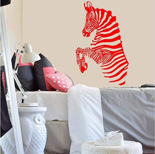 Zlxzlx Zebra Stripes African Wild Animals Safari Vinyl Sticker Home Decoration Art Room Children's Living Room Murals 42 * 66Cm