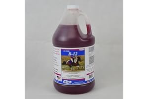 SU-PER B-12 Energy Horse Supplement - Equine Vitamins B-12 & B-9 Folic Acid Support Liquid - Red Blood Cell Production & Stamina Support for Peak Performance - Gallon, 4 Month Supply (120 Days)