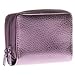 Buxton Faux Leather RFID Identity Safe Double Zippered Accordion Wallet