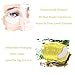 Eye Gel Pads - 50 Pairs of Eyelash Lash Extension Under Eye Gel Pads Lint Eye Patches (Gold50)