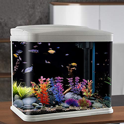 image for MyLifeUNIT Fish Tank Plants, Artificial Aquariums Plants Plastic for F