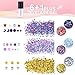Body Glitter, Face Glitter NICEAUTY Chunky Nail Glitter 6 Colors Cosmetic Glitters Makeup Glittter with 1pcs Long Lasting Safe Non Toxic Fix Gel for Festival Face,Makeup,Body,Hair & Nail