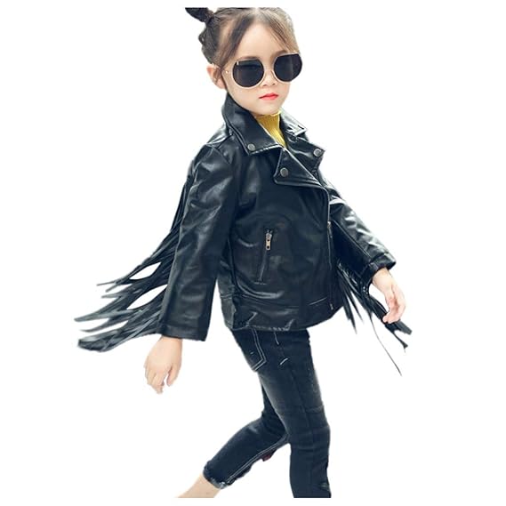 baby girl leather jacket