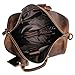Polare 20'' Rugged Full Grain Leather Weekender Duffel Overnight Bag Carry On Gym Bag For Men