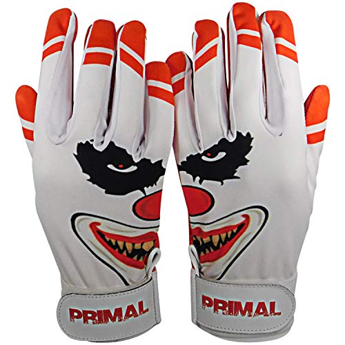 Primal Baseball " Crazy Clown Baseball Batting Gloves (Youth Large