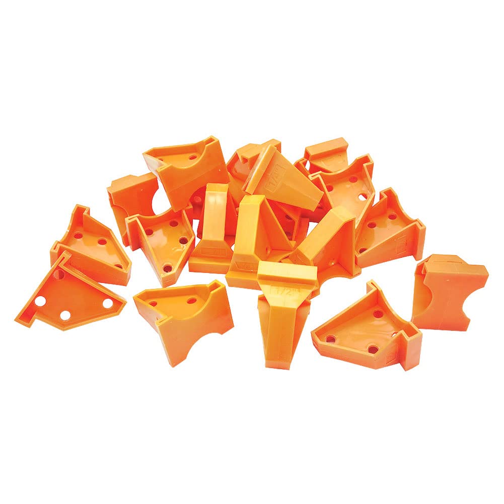 Flooring Spacers, 20 Pack Laminate Wood Flooring Tools, Floor Spacers with 1/4” and 1/2” Gap, Compatible with Vinyl Plank, Reinrorced Composite Floor, Hardwood & Floating Floor, Stable Triangle