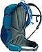 CamelBak Rim Runner 22 Crux Reservoir Hydration Pack, Grecian Blue/Pumpkin, 2.5 L/85 oz