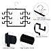 IEOKE Space Saving Top Tank Hangers 2-Pack Non Slip Velvet, Bra Scarf Camisole Jewelry Top Swim Suit Strap Skirt Hangers Organizer for Women’ Closet