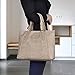 ZMSnow Wholesale Designer PU Leather Tote Satchel Handbags Purse Bag for Women Girl Work Casual(ZMS-NB-101,Light Nude)
