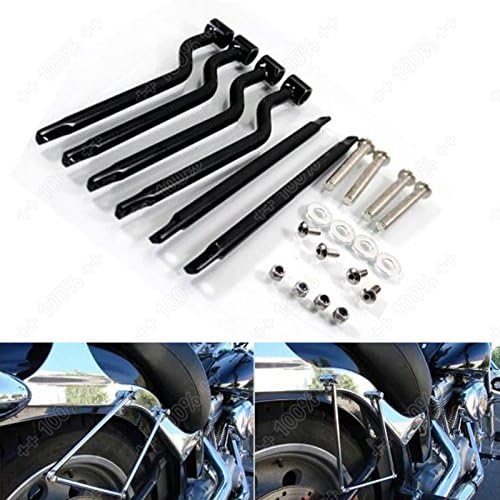 Universal Motorcycle Stainless Steel Refit Saddlebag Side Support Bar Bracket for Yamaha Honda Kawasaki Suzuki