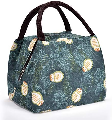 HJYC Lunch Bag, Lunch Box, Waterproof and Insulated Lunch Bags for Women, School Lunch Bags for Kids, Camping Lunch Boxes, Convenient and Easy to Clean, Perfect for Kids & Women.(Green)