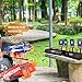 JVIGUE Electronic Digital Target for Nerf Guns N-Strike Elite/Mega/Rival Series - Auto-Reset Intelligent Light Sound Effect Scoring Targets Toys for Boys and Girls