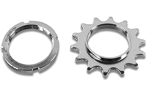 catazer 13T/14T/15T/16T/17T/18T Fixed Gear One Speed Bicycle Free Wheel Cogs Sprocket & Lockring FlywheelFor Fixie Track Bike Hub