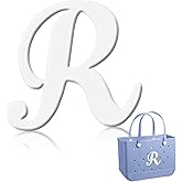 Alixumiss Decorative Lettering Charms for Bogg Bag, Alphabet Lettering Accessories, Decorative Bogg Bag Charms Insert Alphabet Lettering, Alphabet 3D Letters for Personalizing Handbag DIY