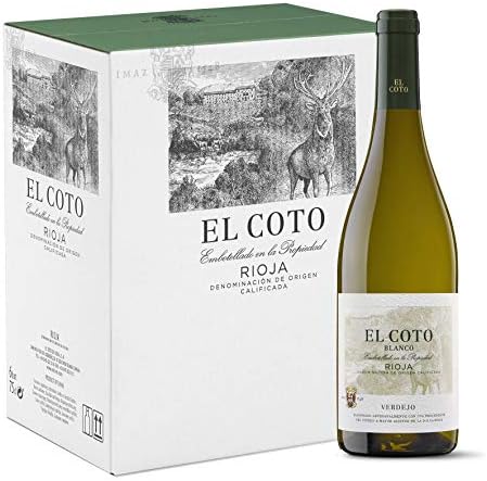 El Coto Verdejo Blanco Rioja - Caja 6 botellas 75 cl: Amazon.es: Alimentación y bebidas