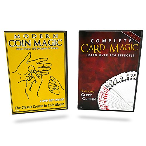 Magic Makers Complete Card Magic and Modern Coin Magic, Ultimate Combo Set, Over 300 Tricks
