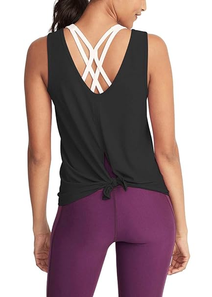 Amazon.com: Mippo - Camiseta de yoga para mujer: Clothing