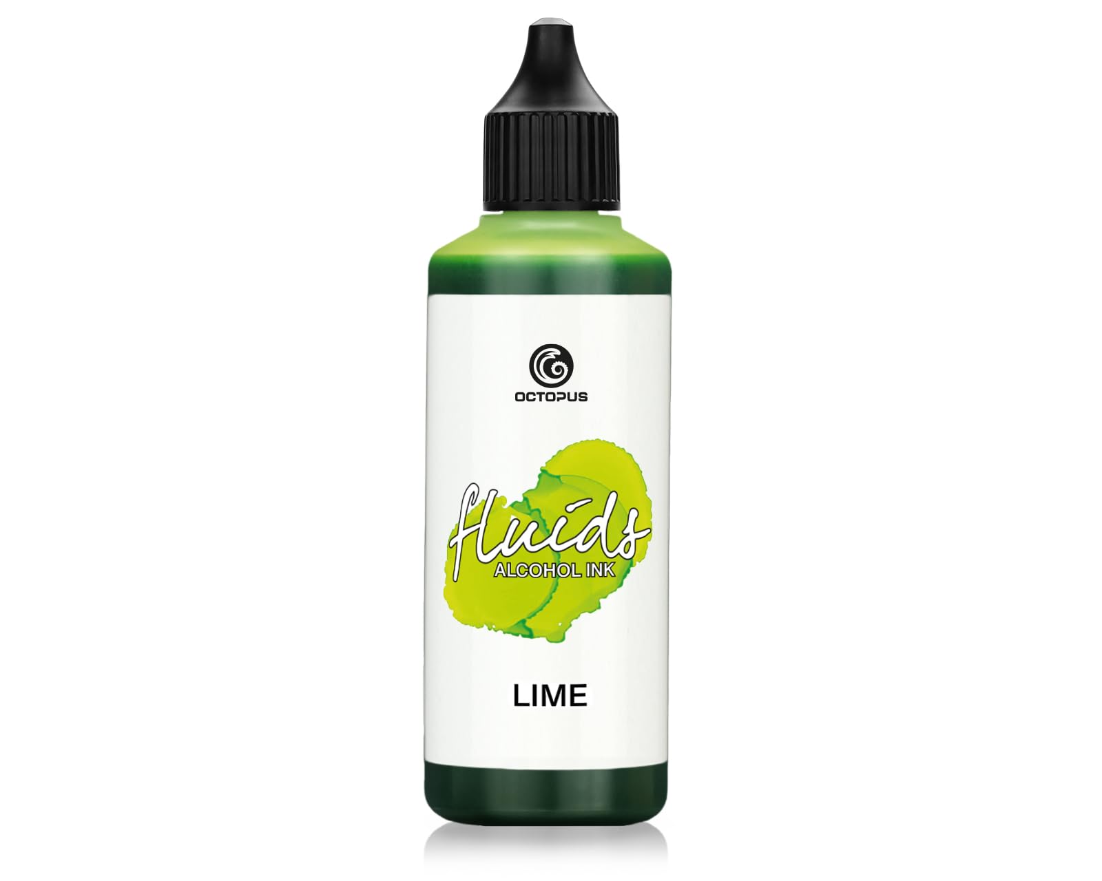 100 ml Fluids Alcohol Ink Lime for Fluid Art and Resin, Green