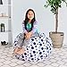 Posh Stuffable Kids Stuffed Animal Storage Bean Bag Chair Cover - Childrens Toy Organizer, Large 38