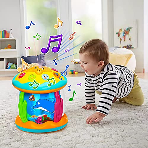 WWXICLG Baby Toys 6 to 12 Months， Light Up Musical Toys， Tummy Time