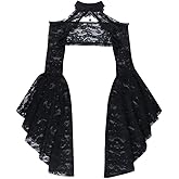 Bolero Shrug Goth Crop Top Fairy Shrugs for Dresses
