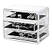 Acrylic Deluxe 3-Drawer Jewelry Chest