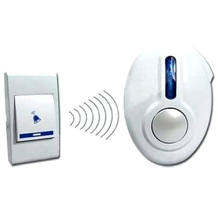 Sajani 32 Melody Musical Sound Cordless Doorbell, Wireless Remote Control Door Calling Bell (1 Pcs) - Random Color