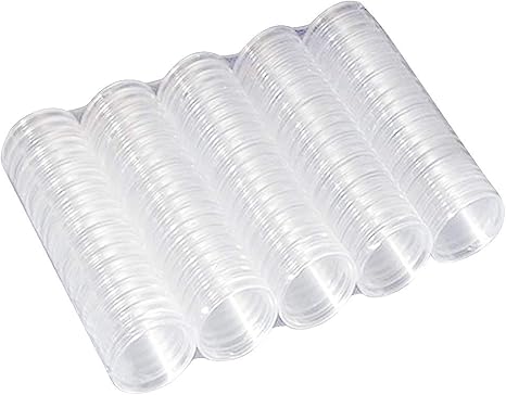 Amazon Co Jp コレクター用コインケース ゴシレ Gosear 100ピース透明プラスチックラウンドコイン ケースホルダーカプセルコンテナ用45ミリメートル記念コインメダルコレクション ホビー