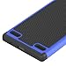 ZTE Lever Case, LK [Shock Absorption ] Impact Resistant Hybrid Dual Layer Armor Defender Protective Case Cover for ZTE Lever LTE (Blue)