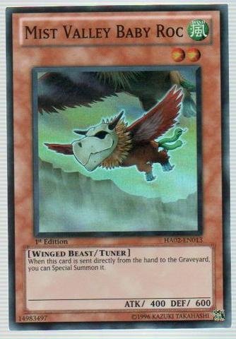Yu-Gi-Oh! - Mist Valley Baby Roc (HA02-EN013) - Hidden Arsenal 2 - 1st Edition - Super Rare