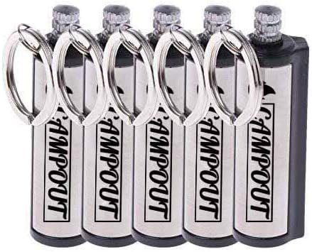 CAMPOUT Permanent Match, Set of 5, Forever Match, Match Lighter, Fire Starter kit, Permanent Lighter, Camp Fire Starter, Forever Match Keychain, Waterproof Lighter, Metal Match, Improved Design 2020