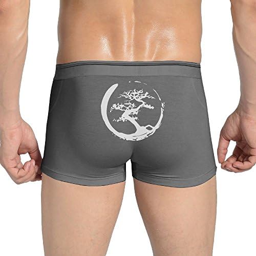 ZEN Bonsai Tree In Enso Circle-1 Men's Breathable Underwear Basic Brief